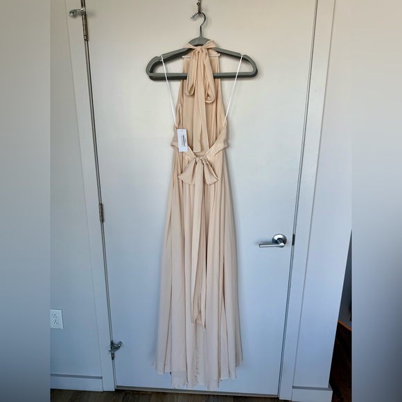 Nude Halter Dress REFORMATION Size 4 Never Worn Tags Still On